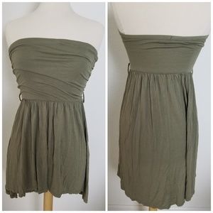 Olive Green, High-Low Dress/Top